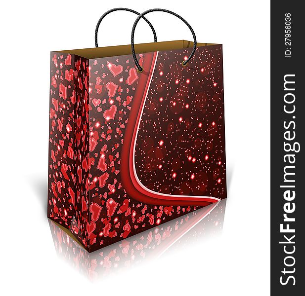 Valentines Shopping Bag