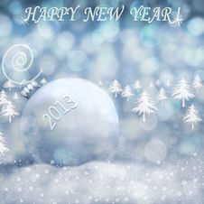 Happy New Year 2013 Stock Image