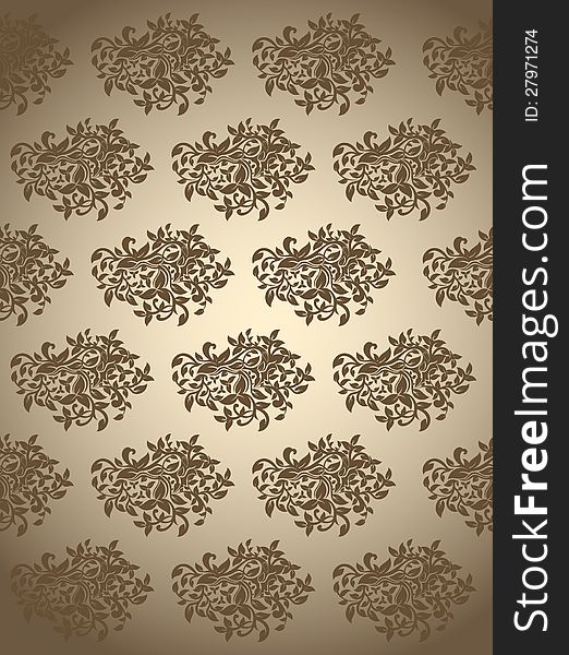 Seamless Floral  Background