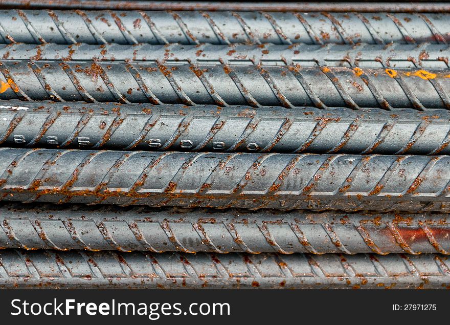 Steel Bar Background Texture