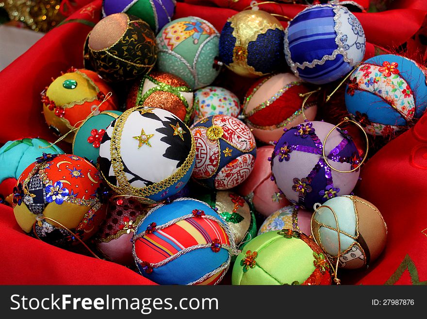 Decorative craftmanship handmade globes for Christmas tree