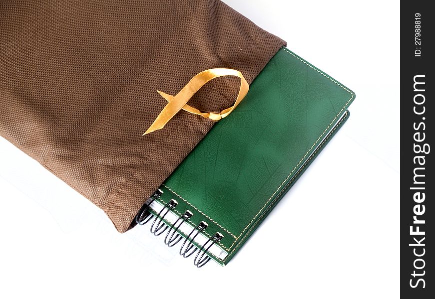 Fabric case notebook