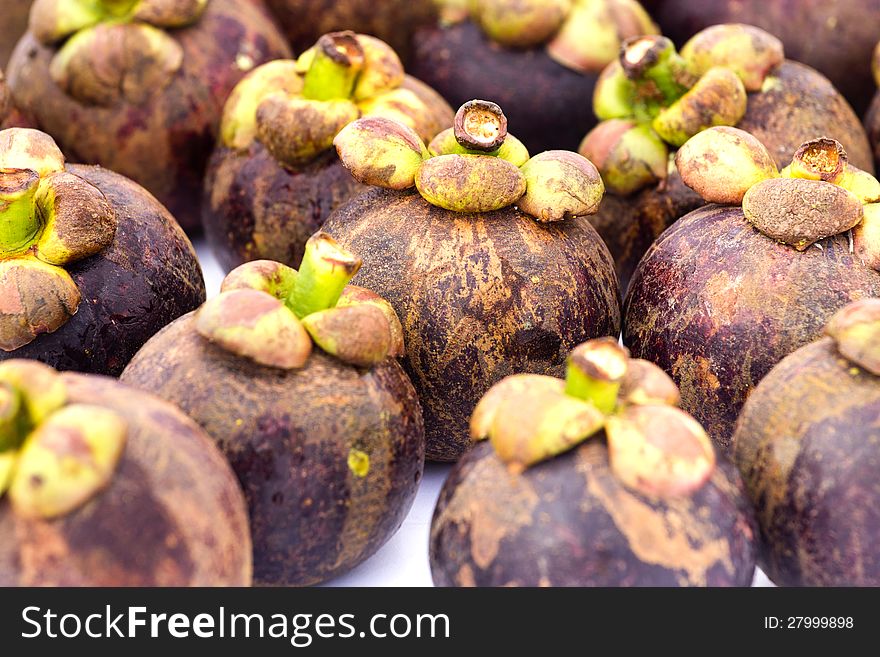 Mangosteen,Tropical fruit in Thailand