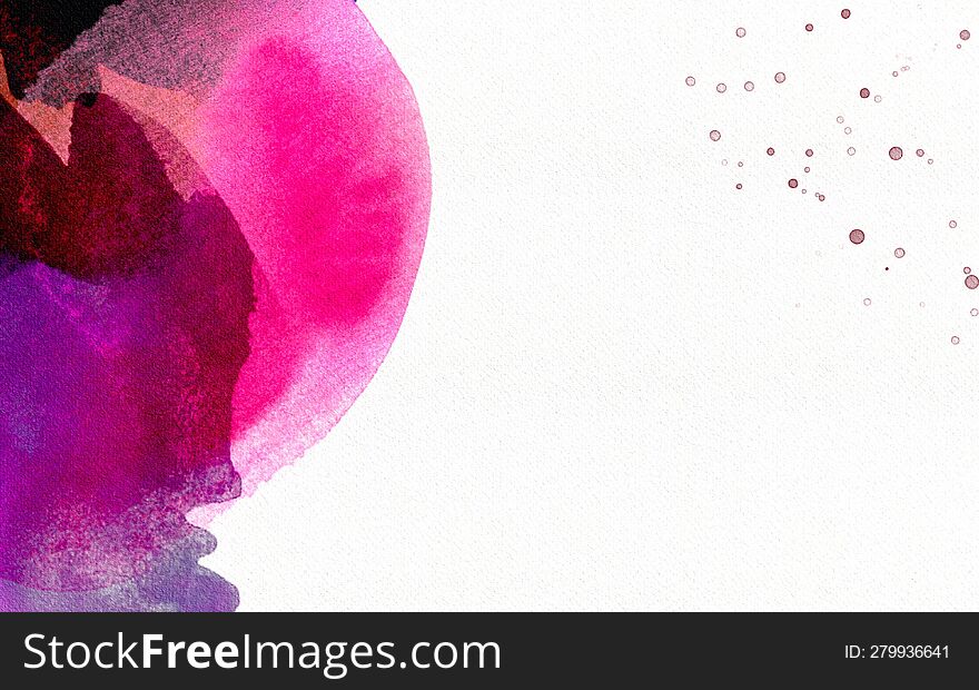 Abstract hand drawn watercolor background