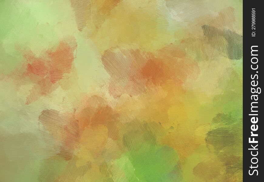 Brush Oil Painting Background Colorful