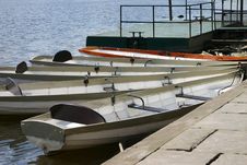 Rowing Boats Royalty Free Stock Photography Rowing Boats Royalty Free Stock Photography