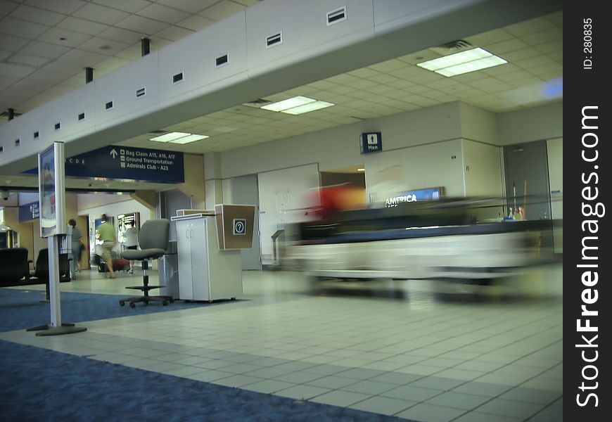 Airport travel can be made quicker by taking a cart to your next gate. Airport travel can be made quicker by taking a cart to your next gate.