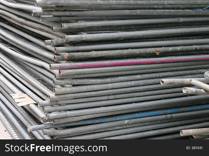 Stack of Iron Fences. Stack of Iron Fences