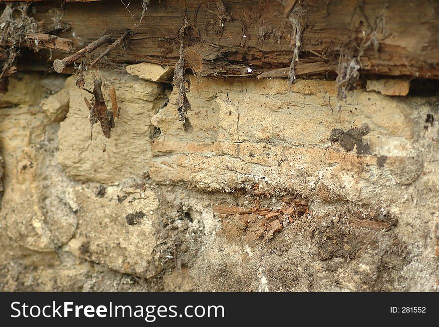 Construction nightmare... rotted sill plate of a home on the foundation