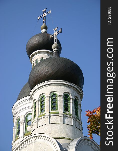 The domes of the orthodox church
