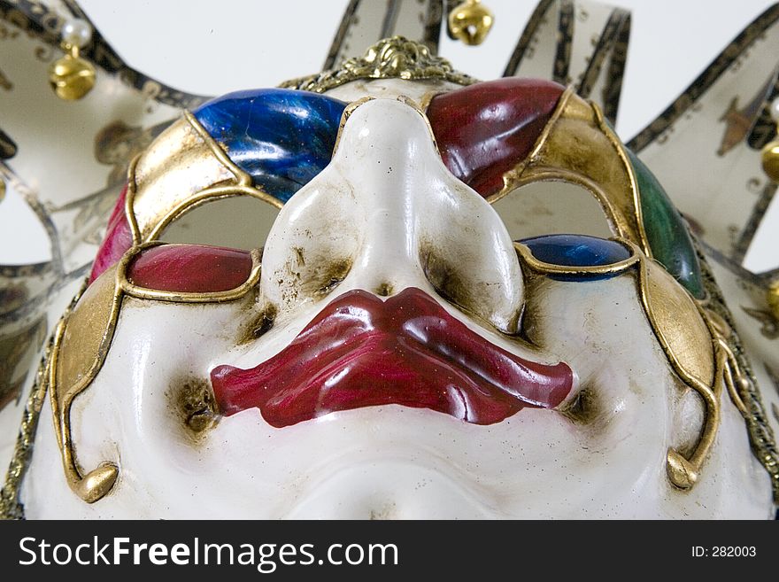Close up of Venetian carnival mask. Close up of Venetian carnival mask