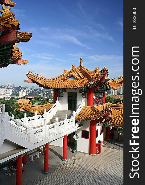 Thean Hou Temple in Kuala Lumpur, Malaysia.