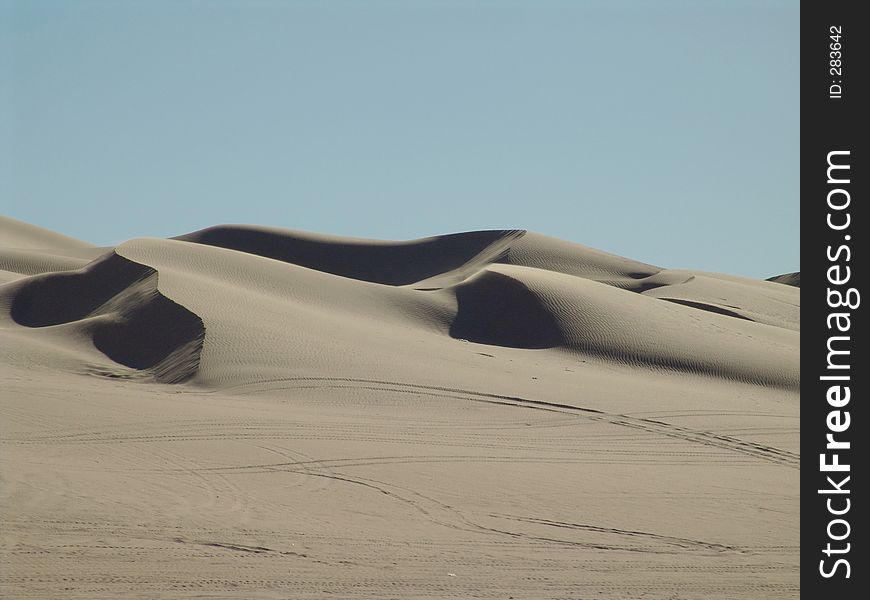 Yuma, California Sand Dunes.