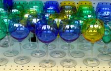 Crystal Glasses Royalty Free Stock Photography Crystal Glasses Royalty Free Stock Photography