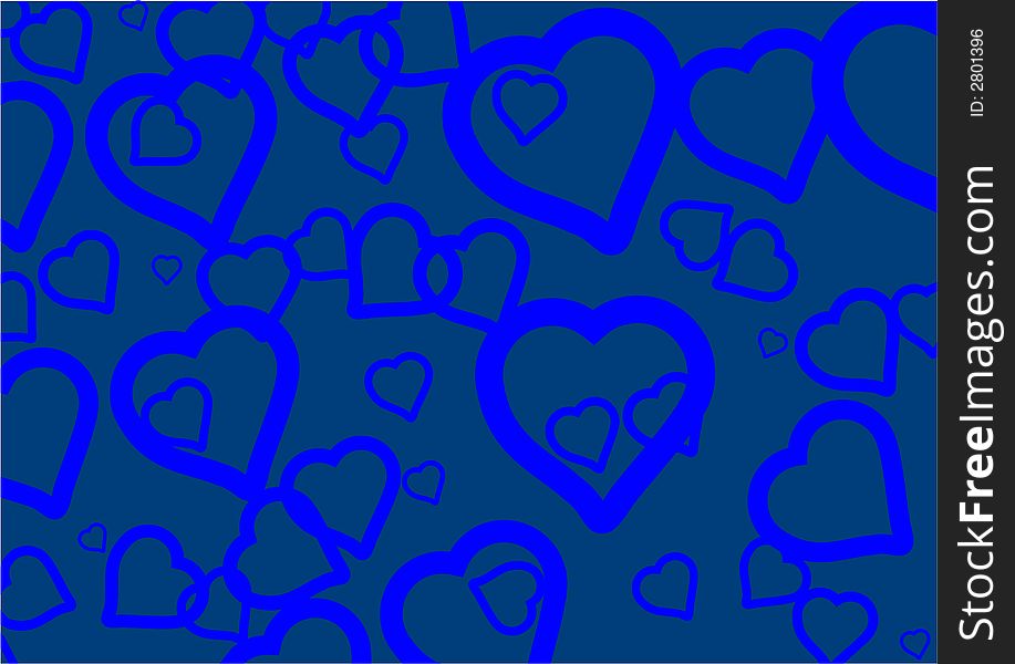 Blue hearts