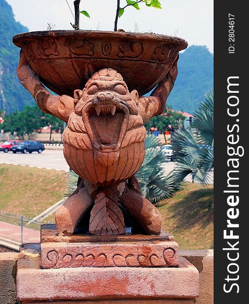 Beautiful stone carving image at perak, malaysian. Beautiful stone carving image at perak, malaysian