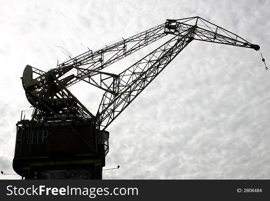 Old derrick from the port of Buenos Aires, Argentina. Old derrick from the port of Buenos Aires, Argentina.