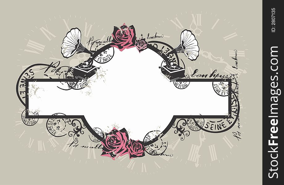 Illustration of a decorative frame