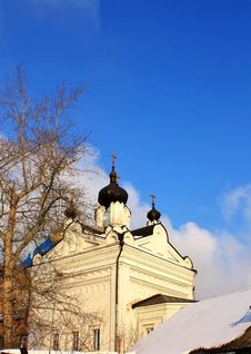 Kazan Church Of The Nicholas Ugreshsky Monastery Royalty Free Stock Photography