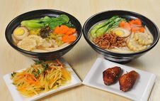 Chinese Food - Noodles Royalty Free Stock Photos Chinese Food - Noodles Royalty Free Stock Photos