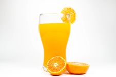 Orange Juice And Slice Stock Image Orange Juice And Slice Stock Image
