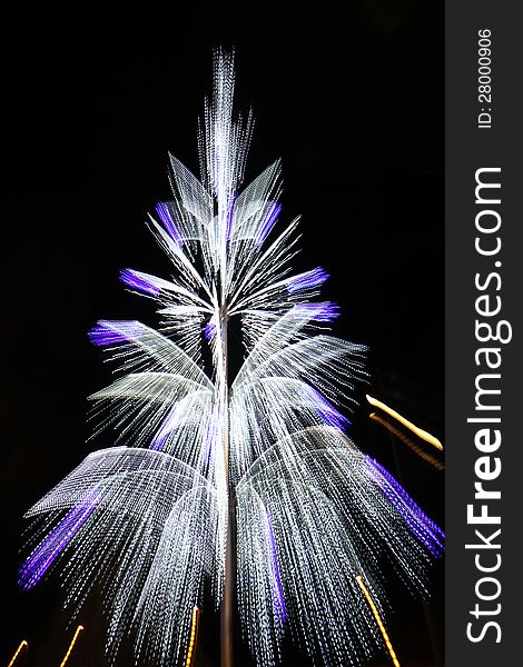 Image of abstract zoomed Christmas Tree. Image of abstract zoomed Christmas Tree