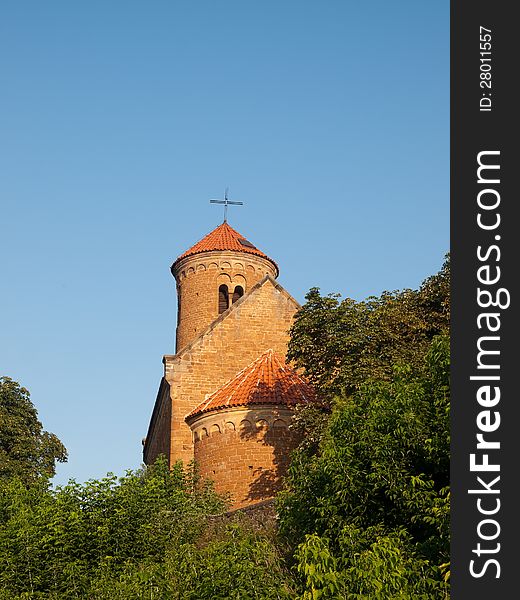 Romanesque Church of St.Giles in Inwlodz Poland. Romanesque Church of St.Giles in Inwlodz Poland