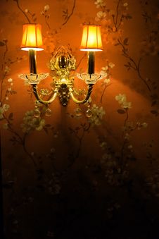 Vintage Wall Lamp Stock Photography Vintage Wall Lamp Stock Photography