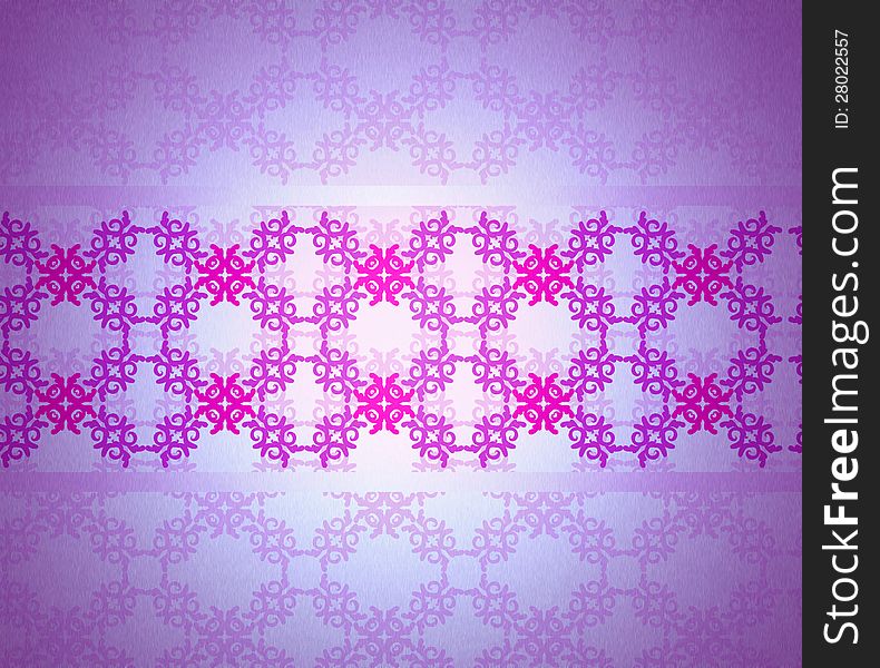 Violet vintage flourish background