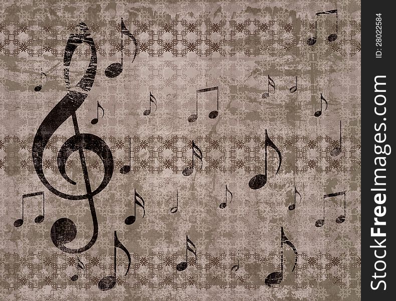 Vintage Music Background