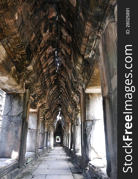 Cloister in a part of Angkor Thom