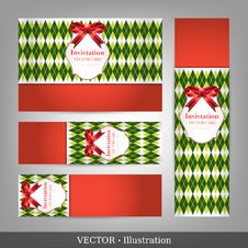 Invitation For Christmas And New Year. Invitation For Christmas And New Year.