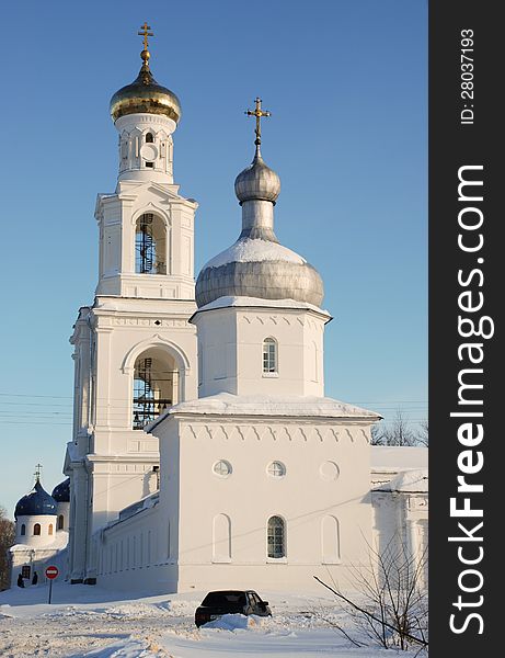 St. George monastery of the Russian Orthodox Church. Is located 5 km from Veliky Novgorod on the Bank of the Volkhov river near the lake Ilmen.