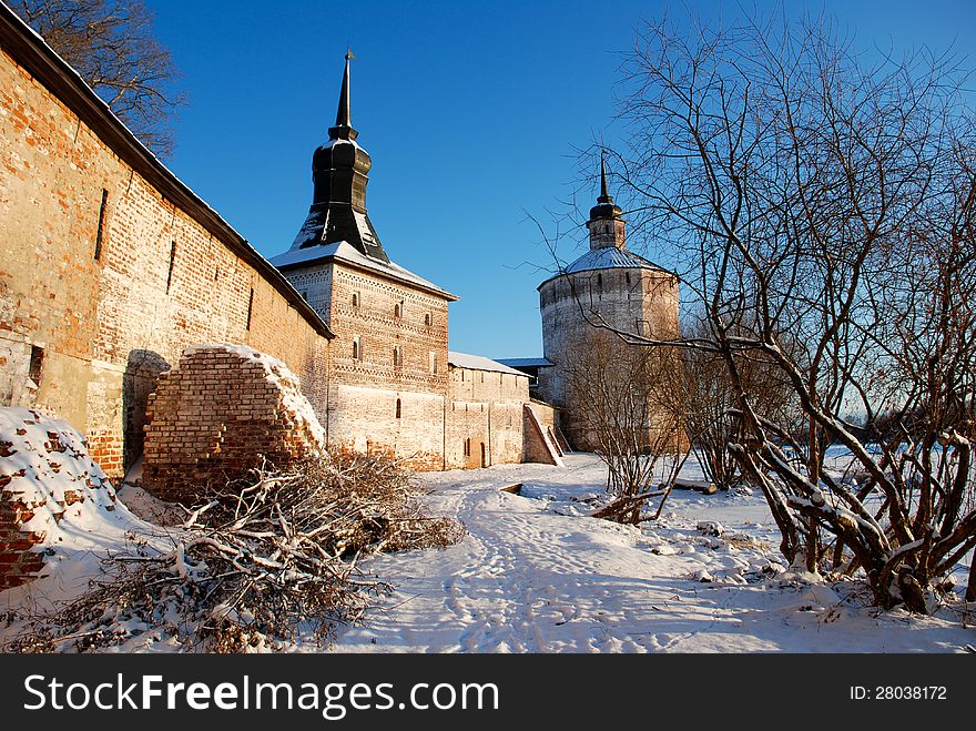 Kirillo-belozersky monastery. Memorial estate, a city Kirillov, the Vologda area, Russia