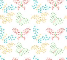 Butterfly Pattern Royalty Free Stock Photos