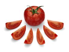 Ripe, Red Tomato. Stock Image Ripe, Red Tomato. Stock Image