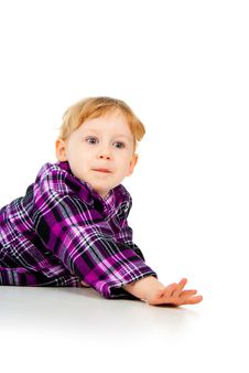 A Little Girl Plays, Look Out Royalty Free Stock Photos A Little Girl Plays, Look Out Royalty Free Stock Photos