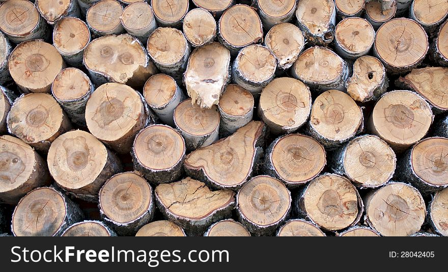 Neatly Stacked Firewood
