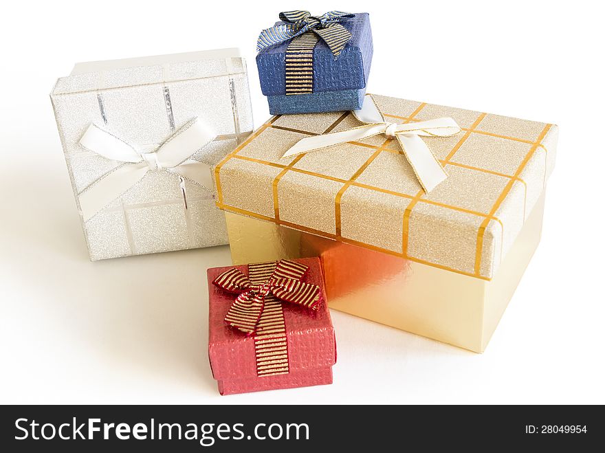 Gift Box isolated on white background. Gift Box isolated on white background.