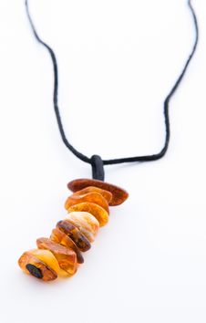 Amber Necklace Royalty Free Stock Images