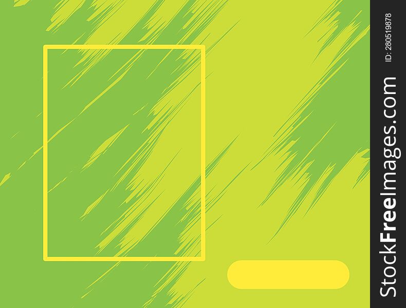 Abstract Green And Yellow Background Template