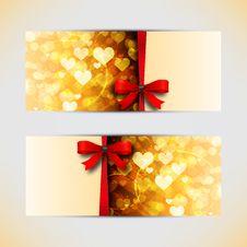 Valentines Day Cads Royalty Free Stock Images