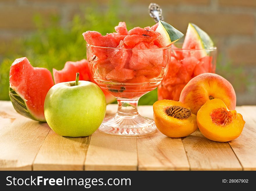 Fresh fruit-sweet tasty dessert