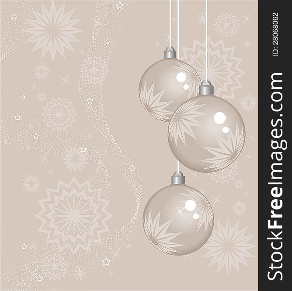 Holiday background with Christmas ornament. Holiday background with Christmas ornament