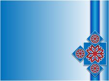Winter Background Blue And Red Stock Photo Winter Background Blue And Red Stock Photo