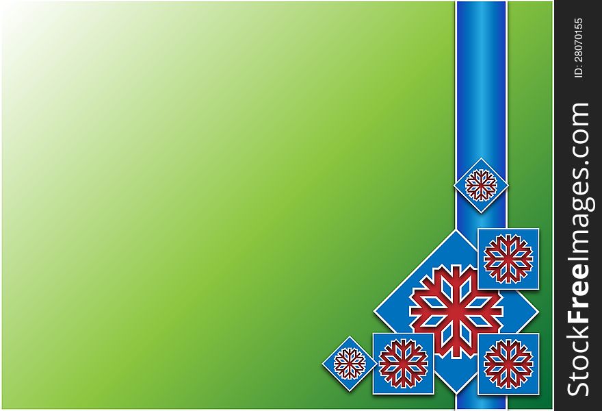 Background With Snowflakes