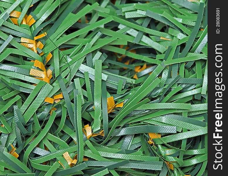 Macro image of plastic pine spines. Macro image of plastic pine spines