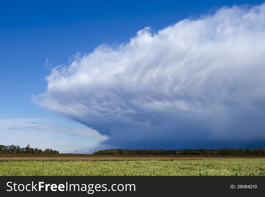 This large Wall Cloud was part of a strong cold front moving across northern Minnesota last September. This large Wall Cloud was part of a strong cold front moving across northern Minnesota last September.