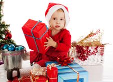 Santa Helper Royalty Free Stock Photo Santa Helper Royalty Free Stock Photo
