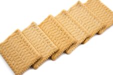 Crackers Isolated White Royalty Free Stock Photography Crackers Isolated White Royalty Free Stock Photography